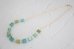 画像2: 14KGF　roman glass  necklace (2)