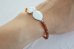 画像4: SILVER925  amber×pearl　bracelet  (4)