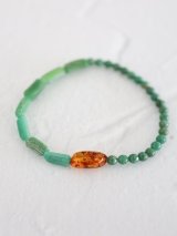 amber  roman glass brecelet