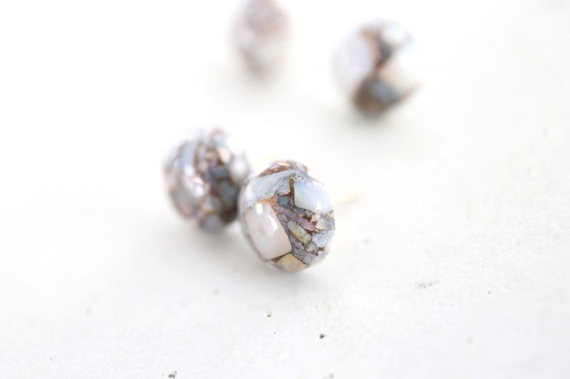 画像3: 14KGF  copper opal pierce