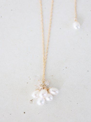 14KGF　pearl  necklace