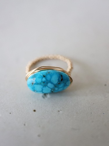 画像1: kingman turquoise　ring