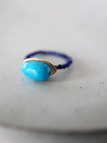 画像1: Sleeping Beauty Turquoise　ring