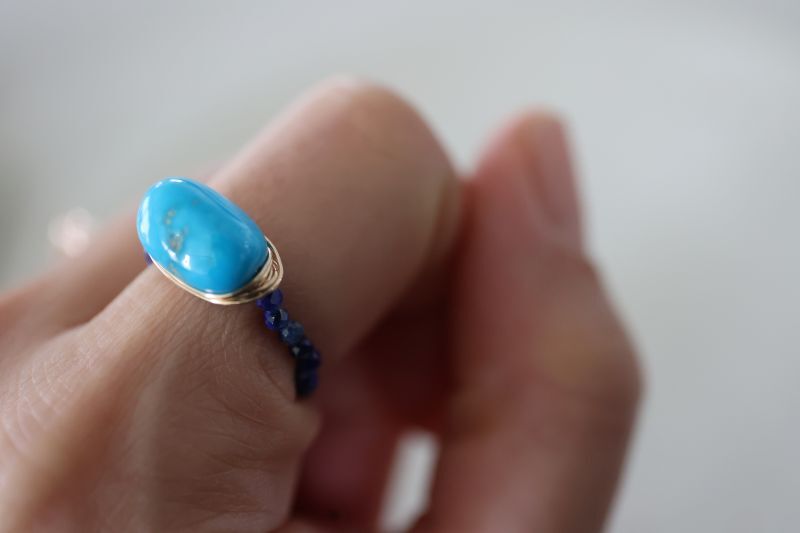 画像2: Sleeping Beauty Turquoise　ring