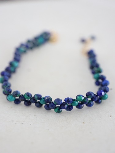 turquoise malachite　bracelet