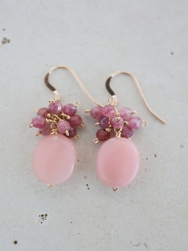 14KGF  pinkopal pierce