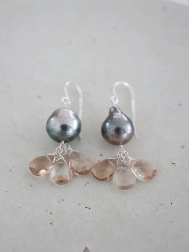 SILVER925　South Sea Pearl  pierce